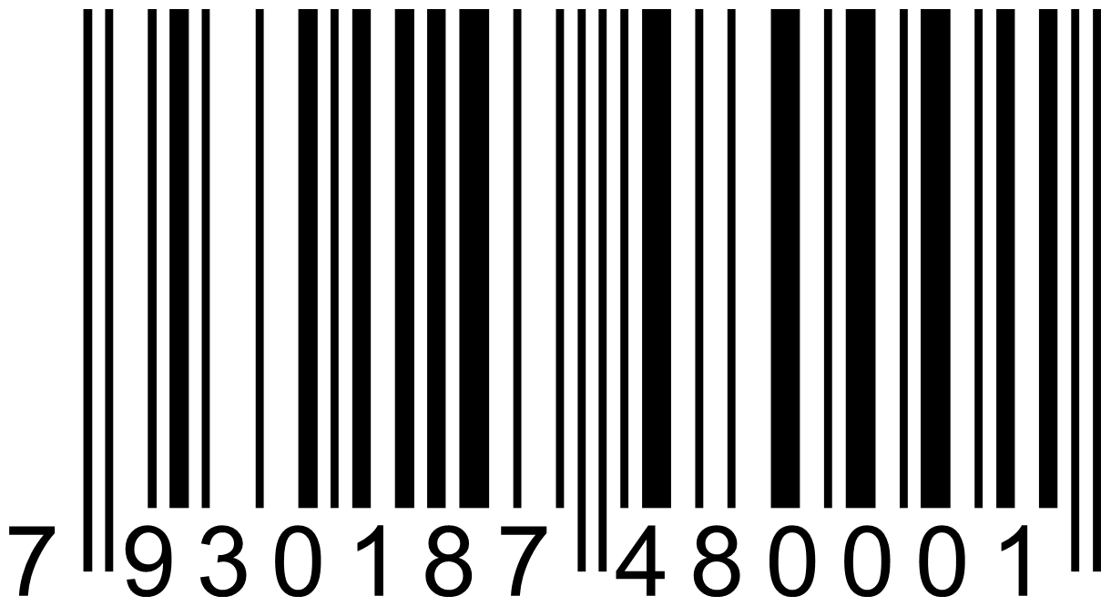 Образец штрих-кода EAN-13